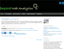 Tablet Screenshot of beyondwebanalytics.com